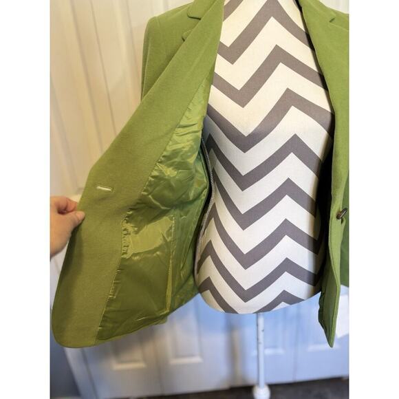 Chadwicks Light Green Blazer 6 Wool Nylon Cashmere Vintage Soft Lined Recycled - Picture 7 of 9